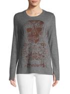Zadig & Voltaire Source Skull Intarsia Wool-blend Sweater