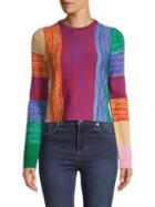 Alice + Olivia Colorblock Wool Sweater