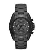 Michael Kors Jetmaster Ip Stainless Steel Chronograph Bracelet Watch