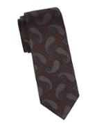 Canali Oversized Paisley Silk Tie