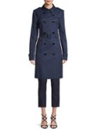 Burberry Plus Kensington Double Breasted Trench Coat