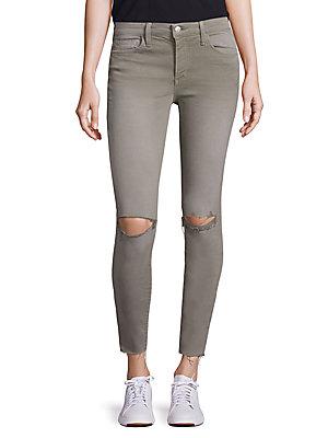 Joe's Jeans Icon Ankle Skinny Distressed Jeans