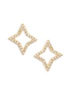 Kc Designs Diamond And 14k Yellow Gold Geometric Stud Earrings