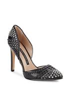 French Connection Maggie Studded Leather D'orsay Pumps