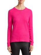 Saks Fifth Avenue Collection Featherweight Long Sleeve Cashmere Sweater
