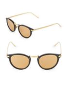 Linda Farrow Luxe 48mm Cat-eye Sunglasses
