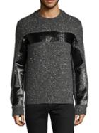 Helmut Lang Crewneck Wool-blend Sweater