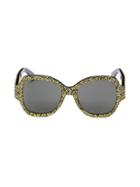 Saint Laurent 53mm Square Glitter Sunglasses