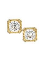 Judith Ripka Goldplated Sterling Silver & Cubic Zirconia Stud Earrings