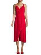 Dkny V-neck High-low Dress