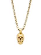 Degs & Sal Skull Pendant Necklace
