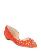 Ivanka Trump Tappin 2 Studded Suede D'orsay Flats