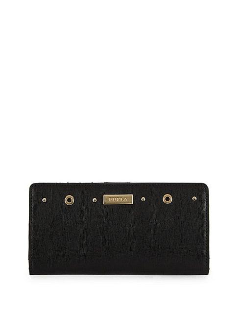 Furla Textured Leather Bi-fold Wallet