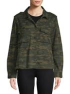 Sanctuary In The Fray Camouflage Cotton Jacket