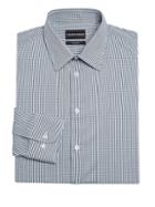 Giorgio Armani Modern Fit Check Dress Shirt