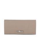Longchamp Textured Leather Long Wallet