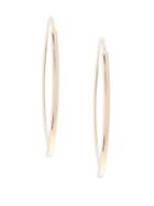 Sphera Milano 14k Yellow Gold Crescent Moon Drop Earrings