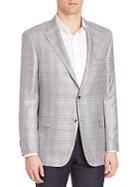 Hickey Freeman Two-toned Checked Sportcoat