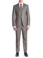 Armani Collezioni M Line Pinstripe Wool Suit