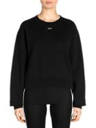 Off-white Shifted Carryover Cropped Sweatshirt