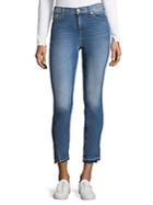 7 For All Mankind Vented-cuff Skinny Jeans
