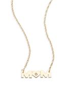 Saks Fifth Avenue 14k Yellow Gold Mom Pendant Necklace