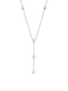 Diana M Jewels 14k White Gold & Diamond Y-necklace