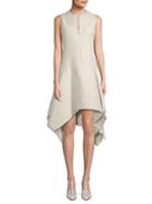 Akris Quilted Asymmetrical Dress