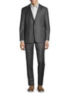 Hickey Freeman Classic-fit Printed Wool Suit