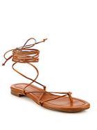 Michael Kors Bradshaw Lace-up Leather Sandals