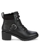 Saks Fifth Avenue Harley Leather Moto Boots