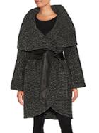 Badgley Mischka Sloan Oversized Wool-blend Coat