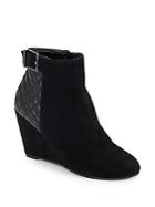 Bcbgeneration Wright Leather Wedge Booties