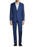 Saks Fifth Avenue Made In Italy Two-piece Modern Fit Herringbone Suit