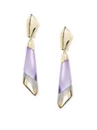 Alexis Bittar Lucite 10k Gold-plated Drop Earrings