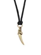 King Baby Studio Horn Pendant & Cord Necklace