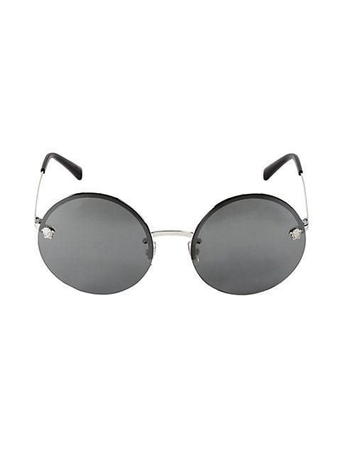 Versace 59mm Round Sunglasses