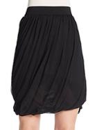 Elie Tahari Remmi Silk Pleated Skirt