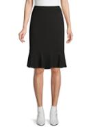 Calvin Klein Flounce-hem Pencil Skirt