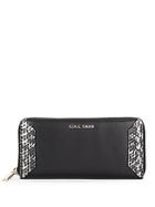 Cole Haan Leather Snake-embossed Panel Wallet