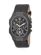 Philip Stein Classic Chronograph Stainless Steel & Leather Watch