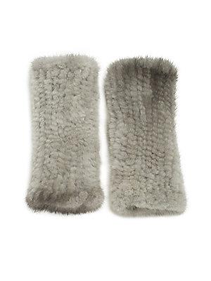 La Fiorentina Fingerless Fur Gloves