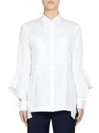 Roland Mouret Anderson Bell-sleeve Blouse