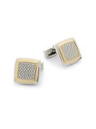 Saks Fifth Avenue Two-tone Stainless Steel Cufflinks