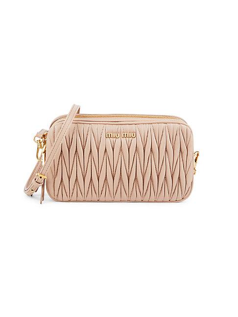 Miu Miu Quilted Texture Pouch