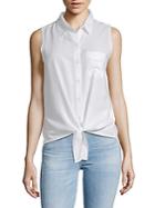 Beach Lunch Lounge Front-tie Sleeveless Top