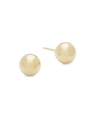 Saks Fifth Avenue 14k Yellow Gold Ball Stud Earrings
