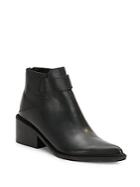 Helmut Lang Envelope Back-zip Leather Ankle Boots