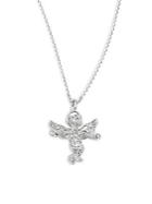 Kc Designs Diamond & 14k White Gold Angel Pendant Necklace