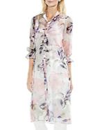 Vince Camuto Floral Side-tie Tunic